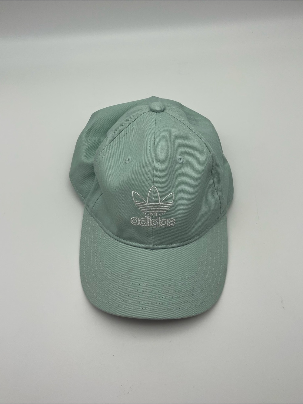 Adidas Trefoil Baseball Cap – Sage Green – One Size